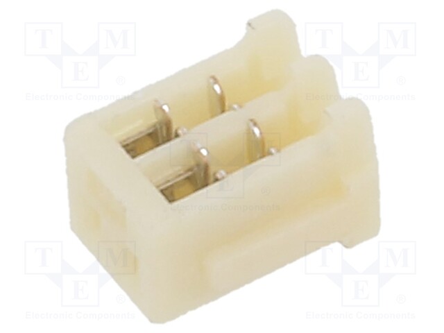 Plug; wire-board; female; SR; 1mm; PIN: 2; IDC; for cable; 50V; 700mA
