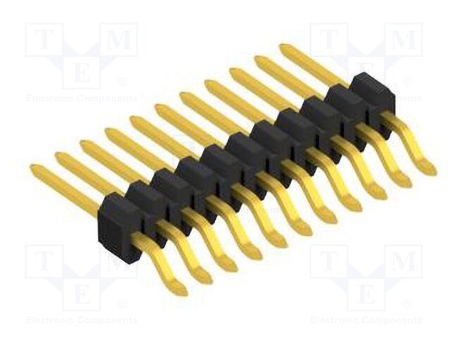 Connector: pin strips; pin header; male; PIN: 11; 1.27mm; SMT; 1x11