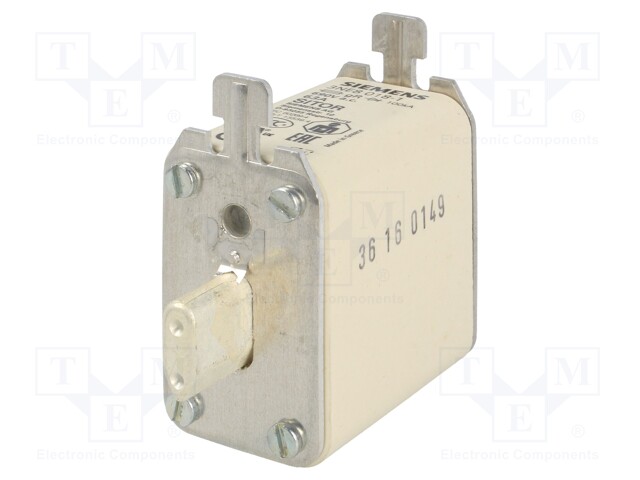 Fuse: fuse; gR; 63A; 690VAC; 440VDC; industrial; NH00; SENTRON