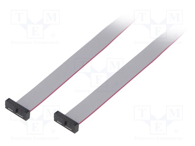 Ribbon cable with IDC connectors; Tape ph: 0.64mm; 838.2mm