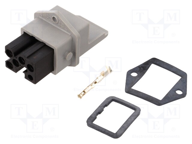 Connector: rectangular; ST; socket; female; PIN: 5; silver plated