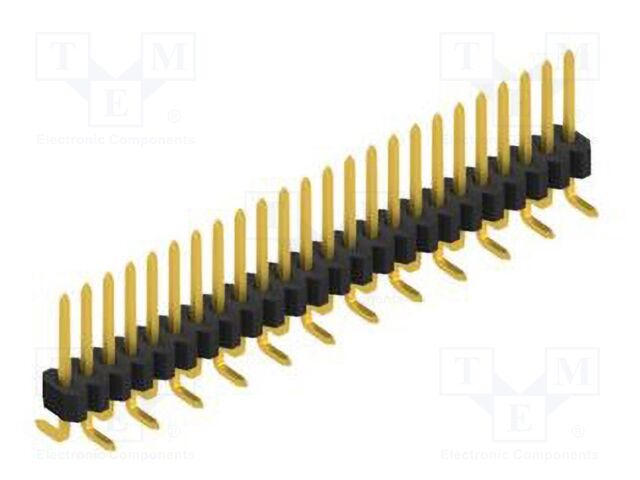 Connector: pin strips; pin header; male; PIN: 24; 1.27mm; SMT; 1x24