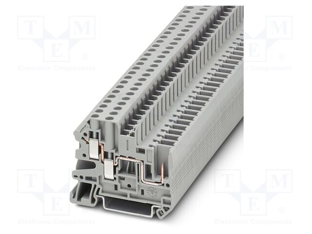 Splice terminal: rail; UT; PA; ways: 1; terminals: 3; W: 6.2mm