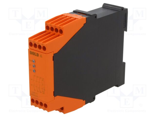 Automation module: safety relay; 24VDC; for DIN rail mounting