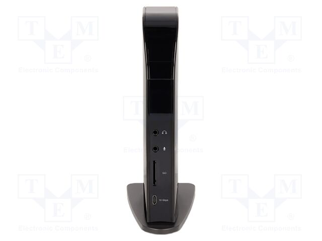Hub USB; USB 3.2 Gen 2; SD; LED status indicator; black; 96W