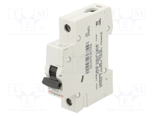 Circuit breaker; 230VAC; Inom: 20A; Poles: 1; Charact: C; 6kA; IP20
