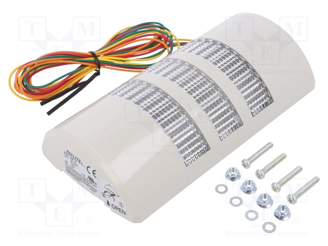 Signaller: signalling column; LED; red/amber/green; 24VDC; 24VAC