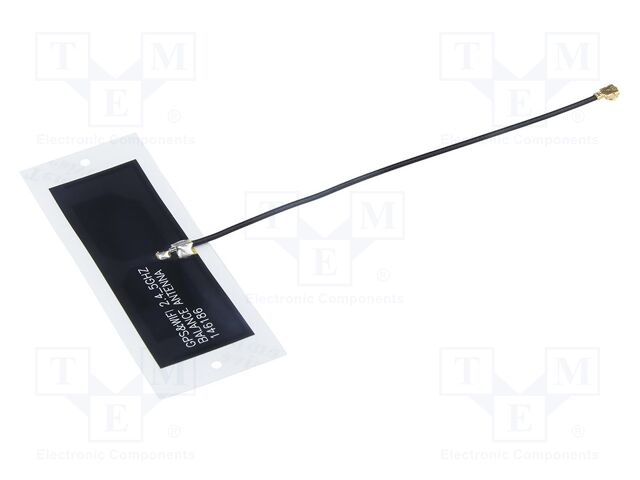 Antenna; Bluetooth,GNSS,WiFi; 3.25dBi; linear; 53x18x0.1mm; U.FL