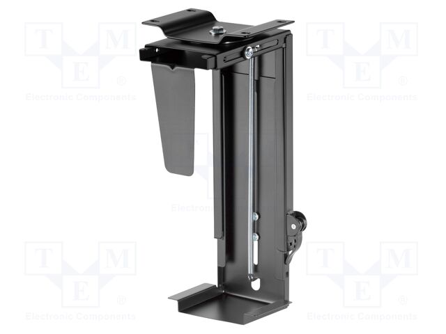 Holder; 10kg; black; 146x175x583mm; computer; permanent