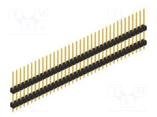 Connector: pin strips; pin header; male; PIN: 36; 2.54mm; THT; 1x36