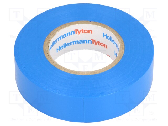 Tape: electrical insulating; W: 19mm; L: 20m; D: 150um; blue; 200%