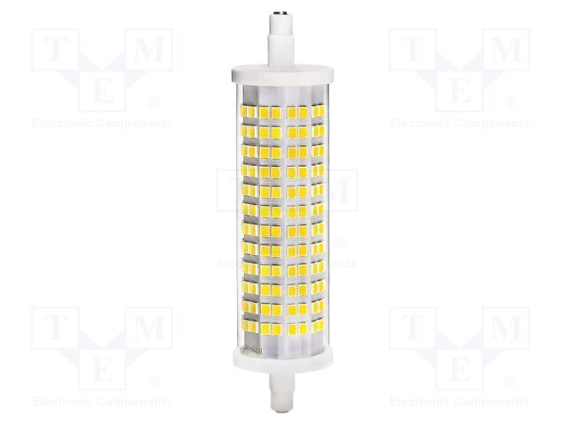 LED lamp; white warm; R7S; 220÷240VAC; 2000lm; P: 16W; 300°; 3000K