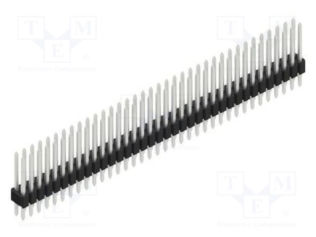 Connector: pin strips; pin header; male; PIN: 72; 1.27mm; THT; 2x36