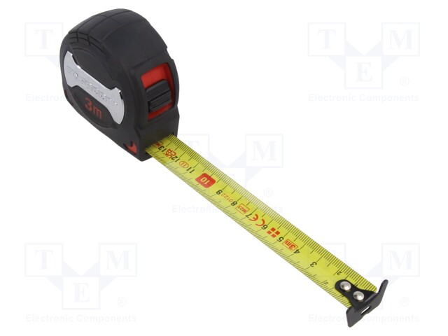 Measuring tape; L: 3m; Width: 19mm