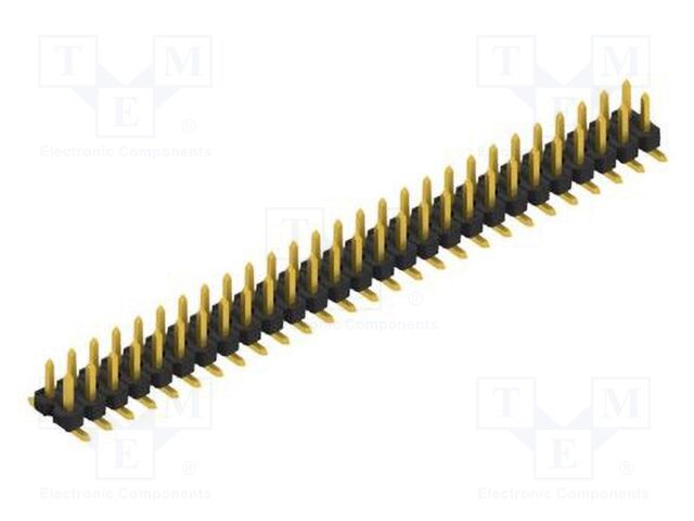 Connector: pin strips; pin header; male; PIN: 54; 2.54mm; SMT; 2x27