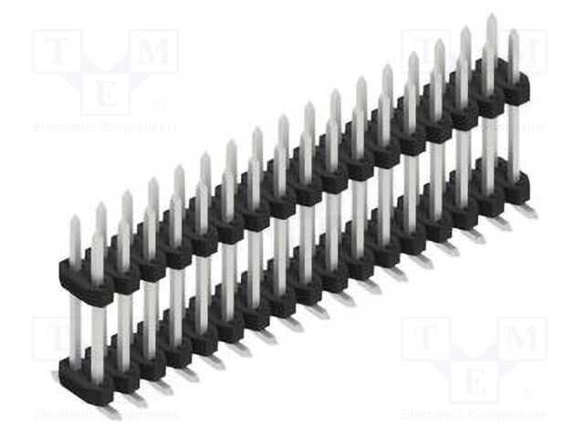 Connector: pin strips; pin header; male; PIN: 34; 2mm; SMT; 2x17