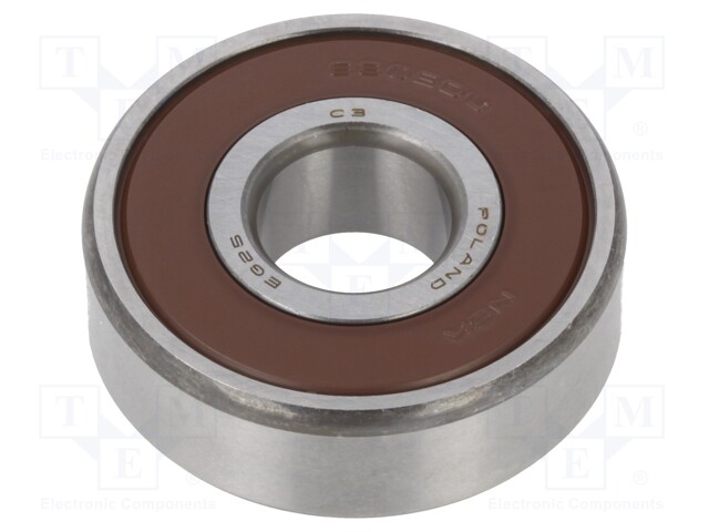Bearing: ball; Øint: 15mm; Øout: 42mm; W: 13mm; bearing steel