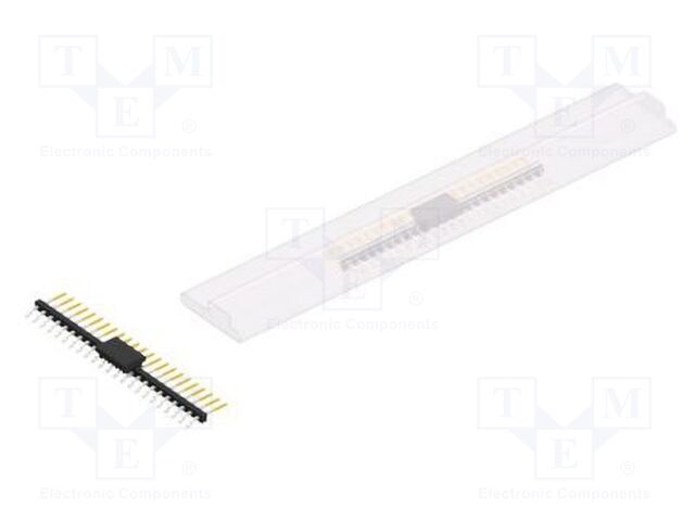 Connector: pin strips; pin header; male; PIN: 23; 2mm; SMT; 1x23