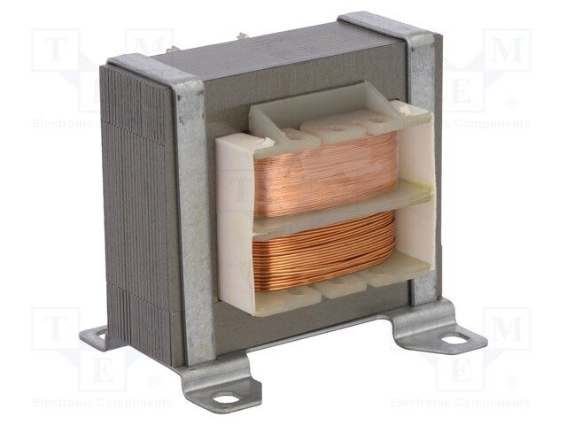 Transformer: mains; 20VA; 230VAC; 12V; 9V; 0.5A; 0.6A; IP00