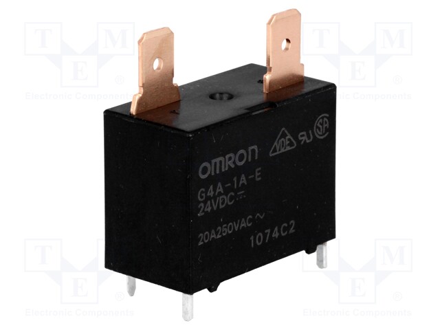 Relay: electromagnetic; SPST-NO; Ucoil: 24VDC; Icontacts max: 20A