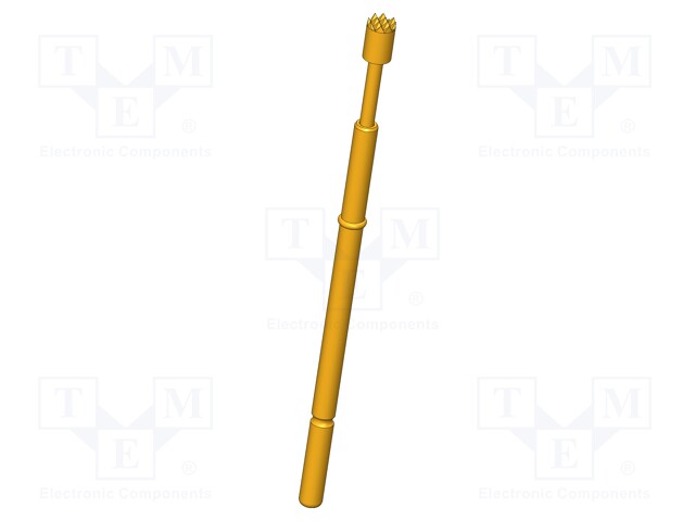 Test needle; Operational spring compression: 4mm; 8A; Ø: 2mm; 1.5N