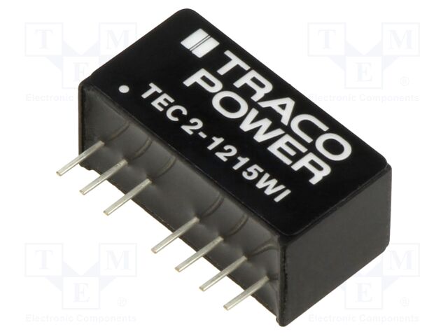 Converter: DC/DC; 2W; Uin: 4.5÷18V; 24VDC; Iout: 83mA; SIP8; 4.5g