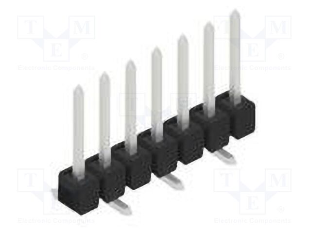 Connector: pin strips; pin header; male; PIN: 7; 2.54mm; SMT; 1x7