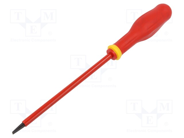 Screwdriver; insulated; slot; 5,5x1,0mm; Blade length: 150mm