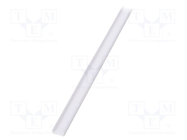 Cover for LED profiles; white; 1m; Kind of shutter: C3; push-in