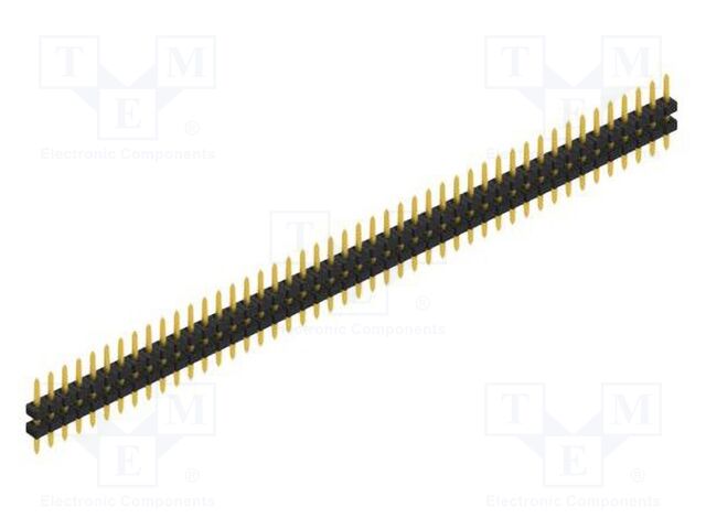 Connector: pin strips; pin header; male; PIN: 46; 2mm; THT; 1x46