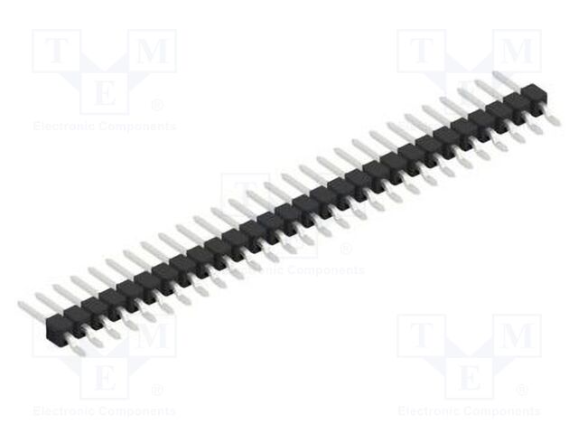 Connector: pin strips; pin header; male; PIN: 28; 2.54mm; SMT; 1x28