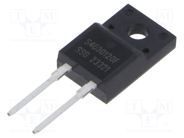 Diode: Schottky rectifying; SiC; THT; 1.2kV; 30A; ITO220AC; 191W