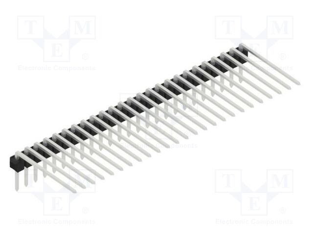 Connector: pin strips; pin header; male; PIN: 25; 2.54mm; THT; 1x25