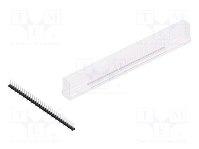 Connector: pin strips; pin header; male; PIN: 32; 2mm; SMT; 1x32