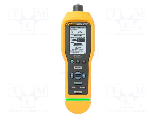 Vibrometer; ±50g; Temp.(IR): -20÷200°C; Accuracy: ±2°C; 400g