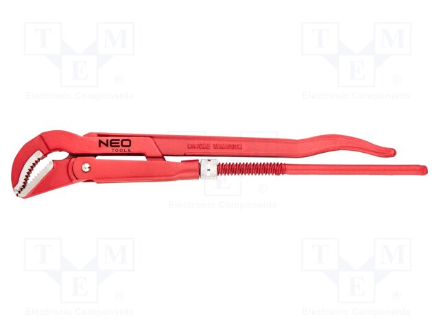 Wrench; adjustable; 1.5"; Max jaw capacity: 55mm; L: 420mm; 45°