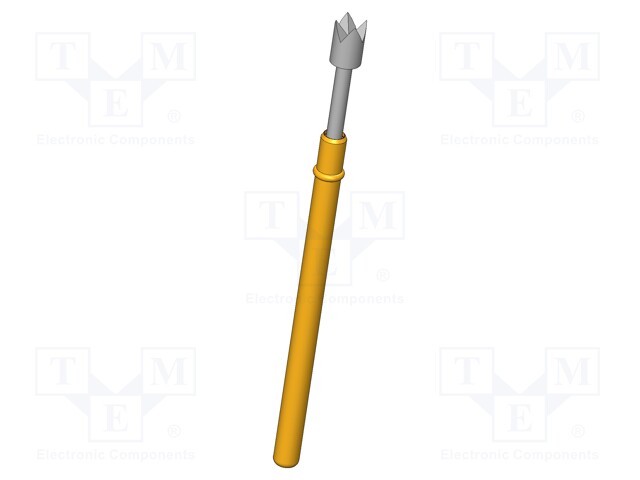 Test needle; Operational spring compression: 4mm; 5A; Ø: 2mm