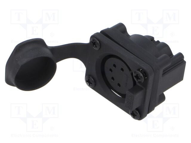Connector: XLR; socket; female; AXS; 7.5A; 133V; PIN: 5; IP65