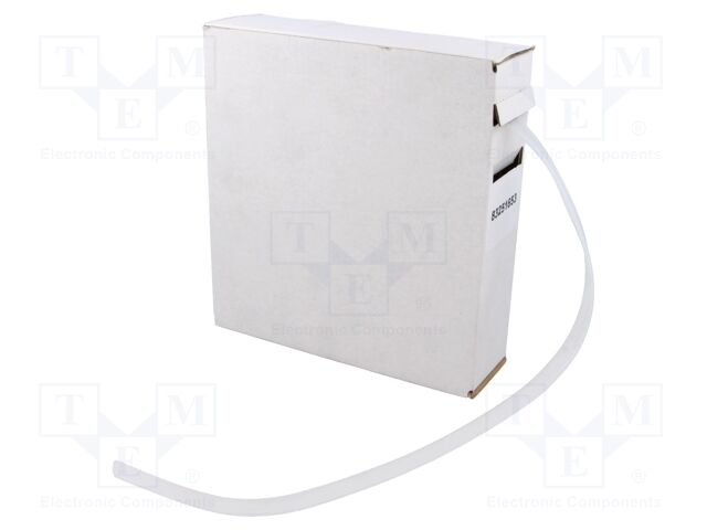 Heat shrink sleeve; glueless; 2: 1; 9.5mm; transparent; Len: 10m