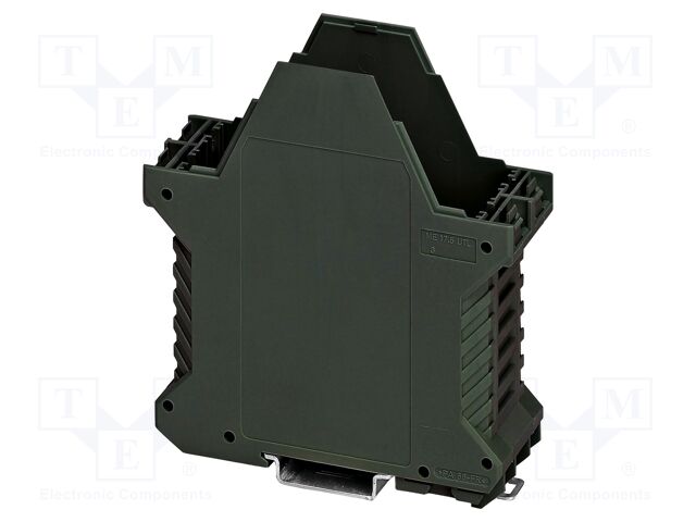 Enclosure base; black; UL94V-0; ME 35; for DIN rail mounting