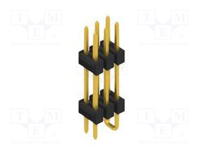 Connector: pin strips; pin header; male; PIN: 6; 2.54mm; SMT; 2x3