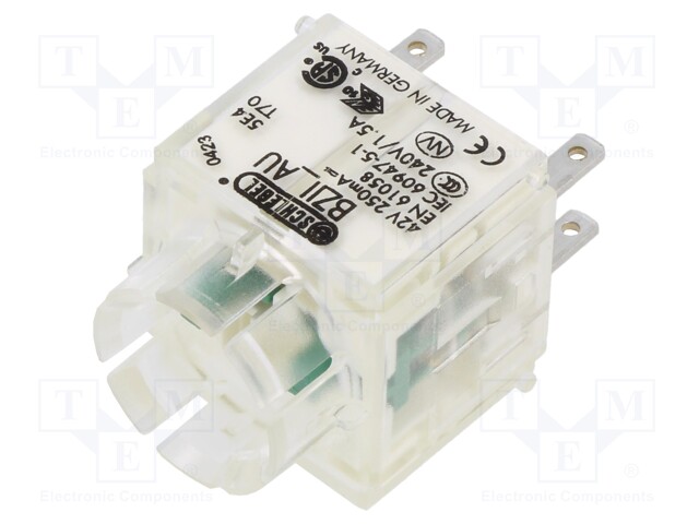 Contact block; -30÷70°C; IP00; Contacts: NO x2; 3mm