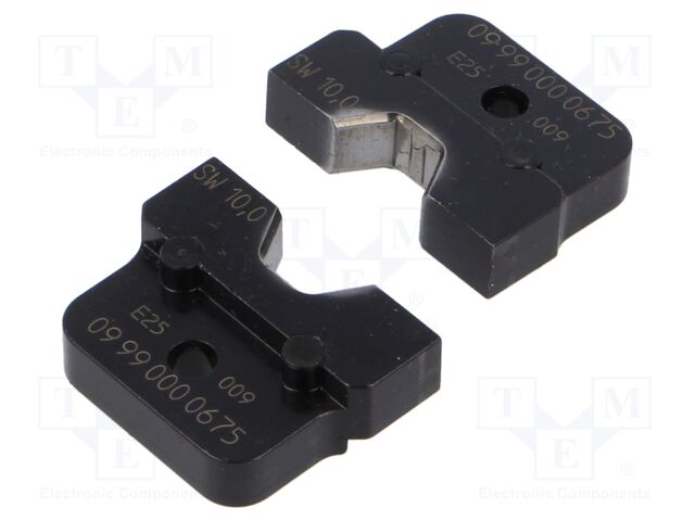 Crimping jaws; non-insulated terminals; 09990000647; Size: 10