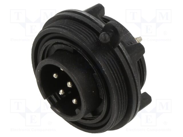 Connector: circular; socket; male; PIN: 7; 5A; 277V; IP68,IP69K