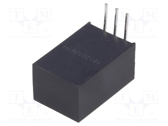 Converter: DC/DC; 1.65W; Uin: 9÷72V; Uout: 3.3VDC; Iout: 500mA; SIP3