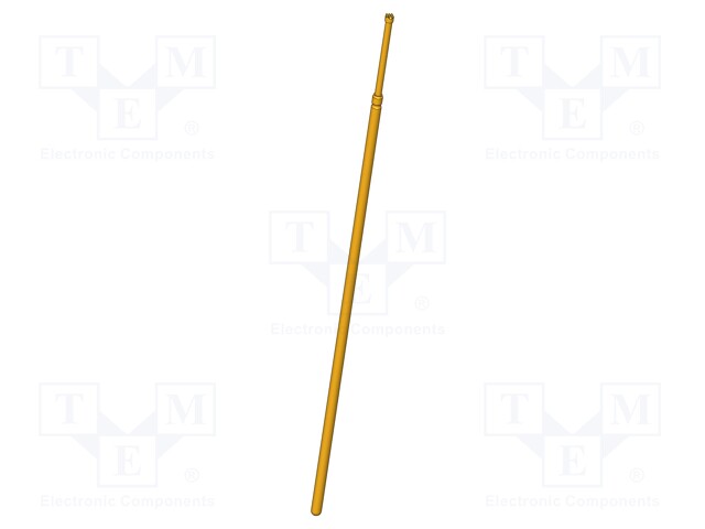 Needle-like test probe; Operational spring compression: 4.3mm