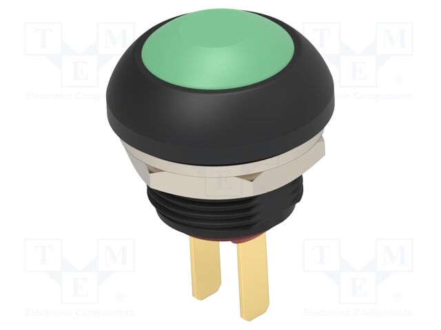 Switch: push-button; Pos: 2; SPST-NO; 0.125A/125VAC; 0.2A/50VDC