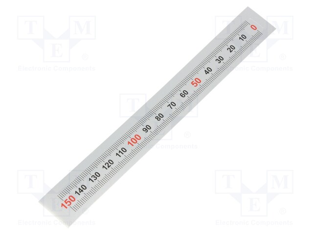 Ruler; figures horizontally arranged,self-adhesive; W: 11mm