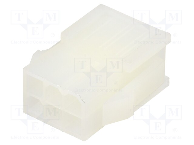 Plug; wire-wire; male; N42G; 4.2mm; PIN: 6; 600V; Locking: latch