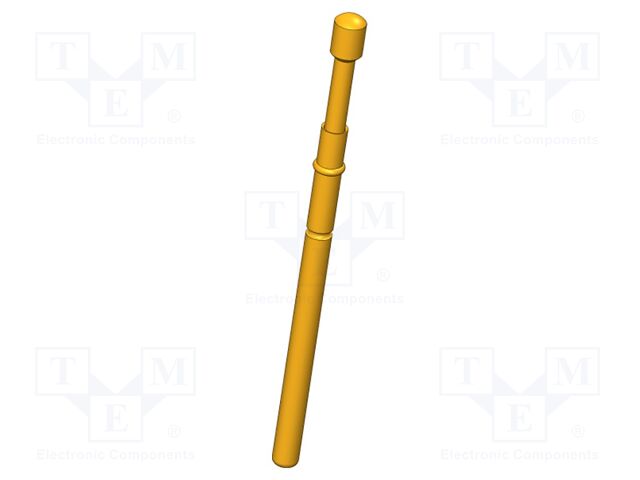 Test needle; Operational spring compression: 4mm; 5A; Ø: 2mm; 0.8N